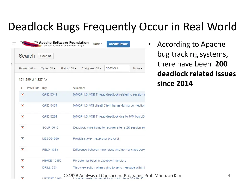 deadlock bugs frequently occur in real world 1