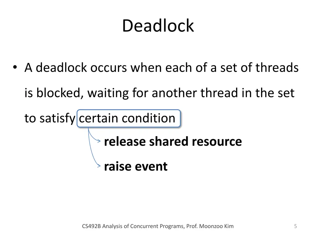 deadlock