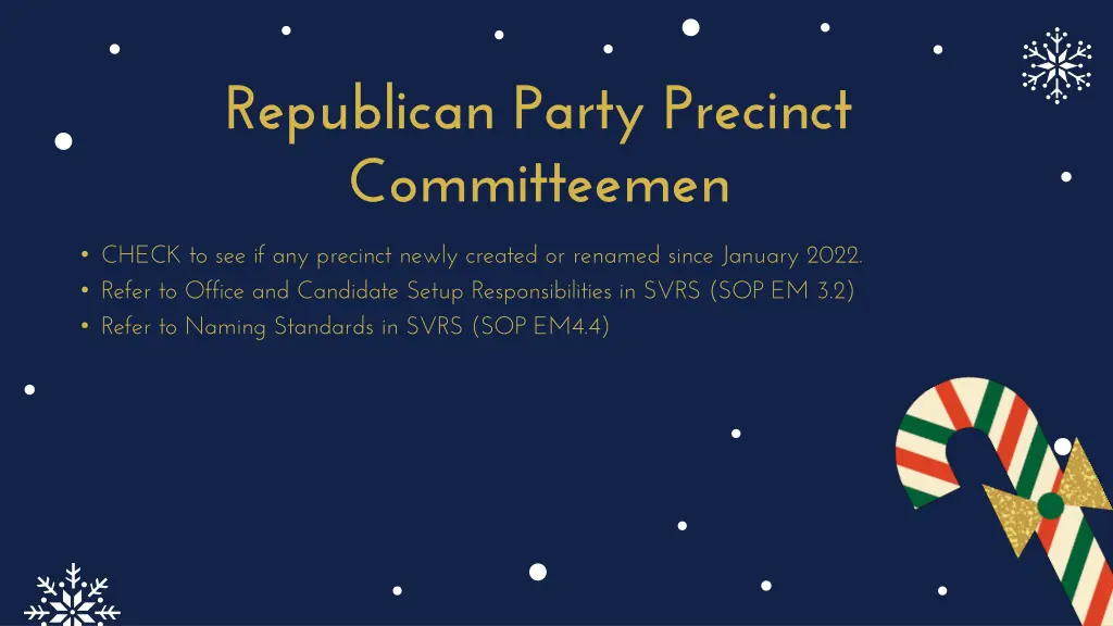 republican party precinct committeemen