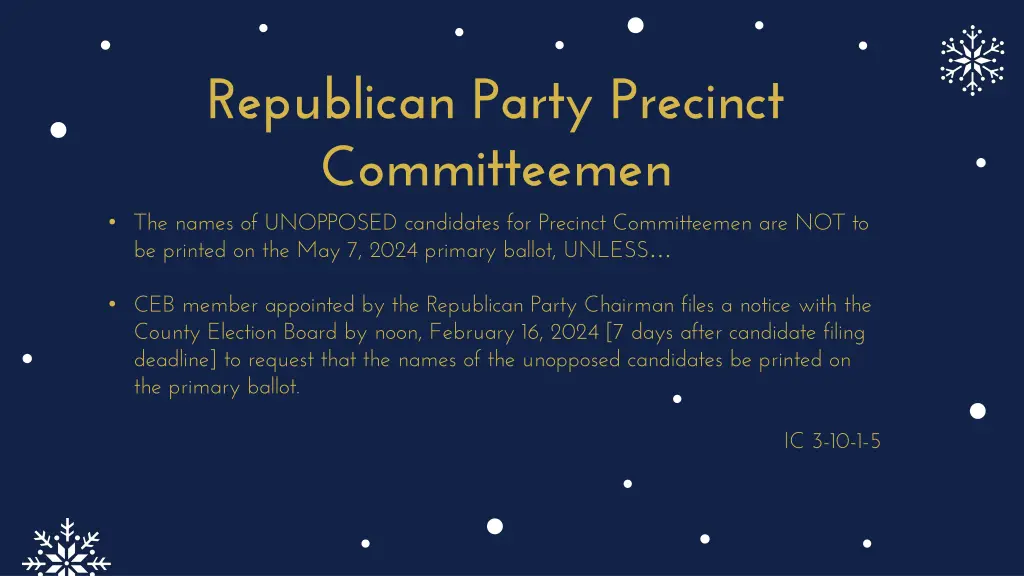 republican party precinct committeemen the names