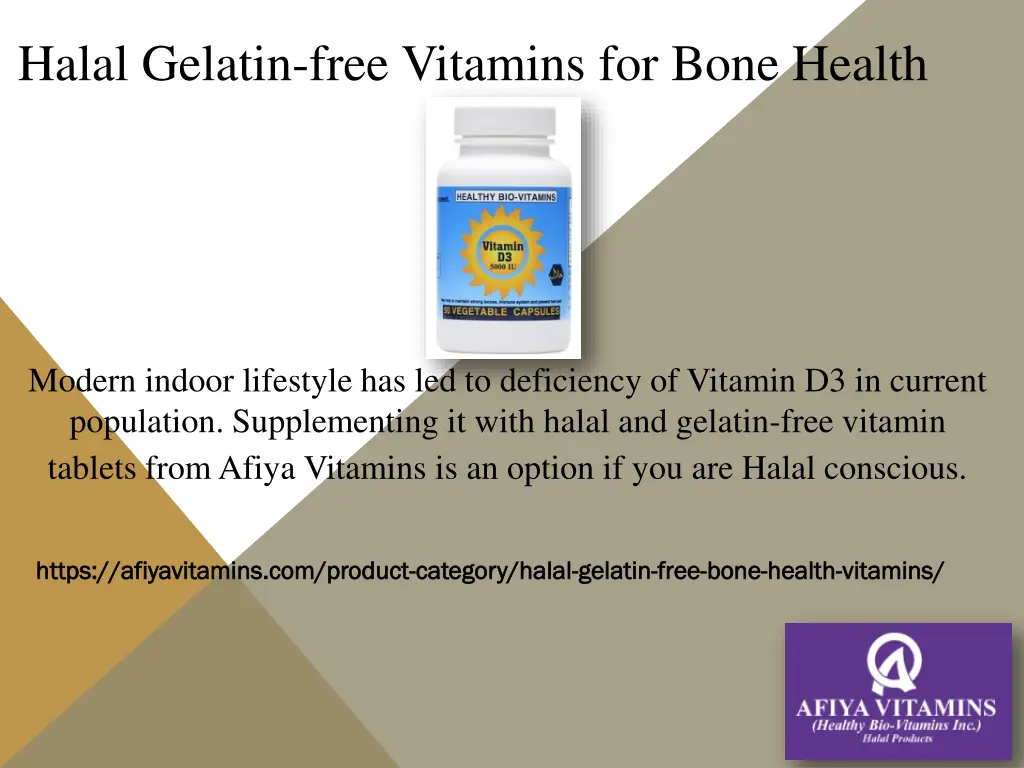 halal gelatin free vitamins for bone health