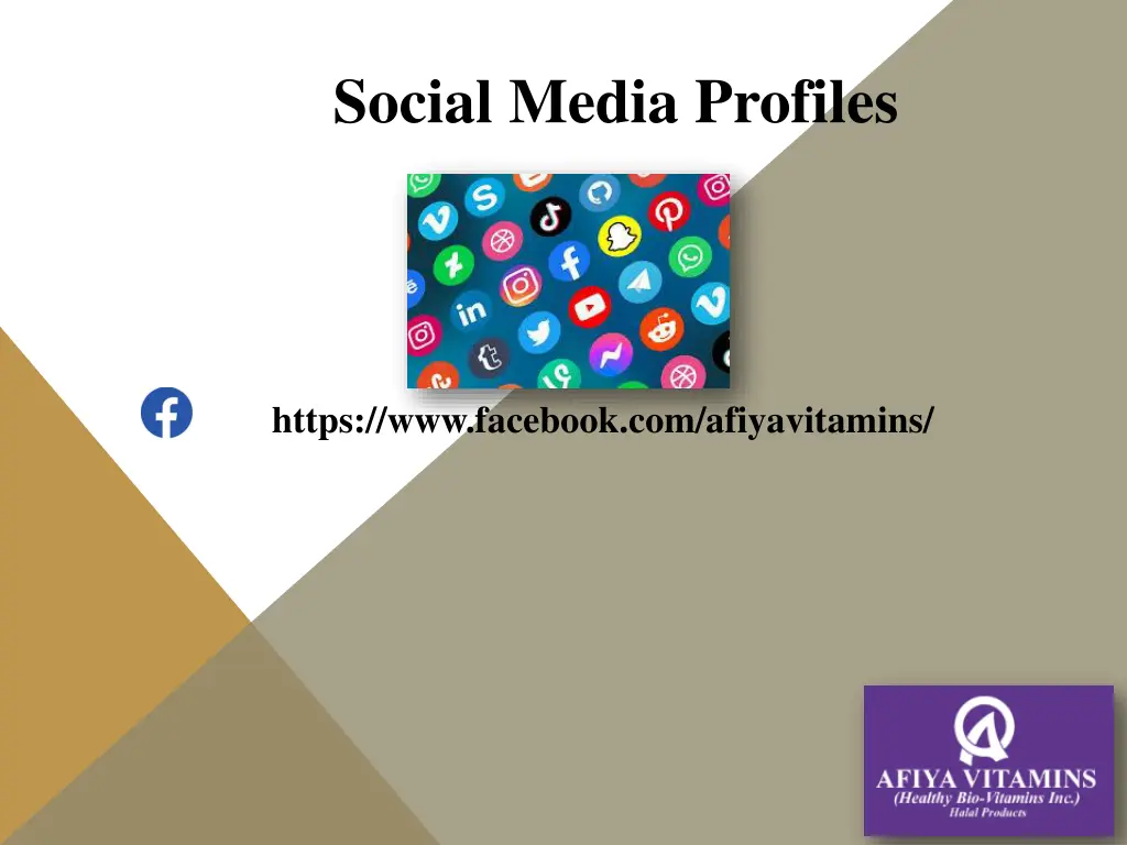 social media profiles