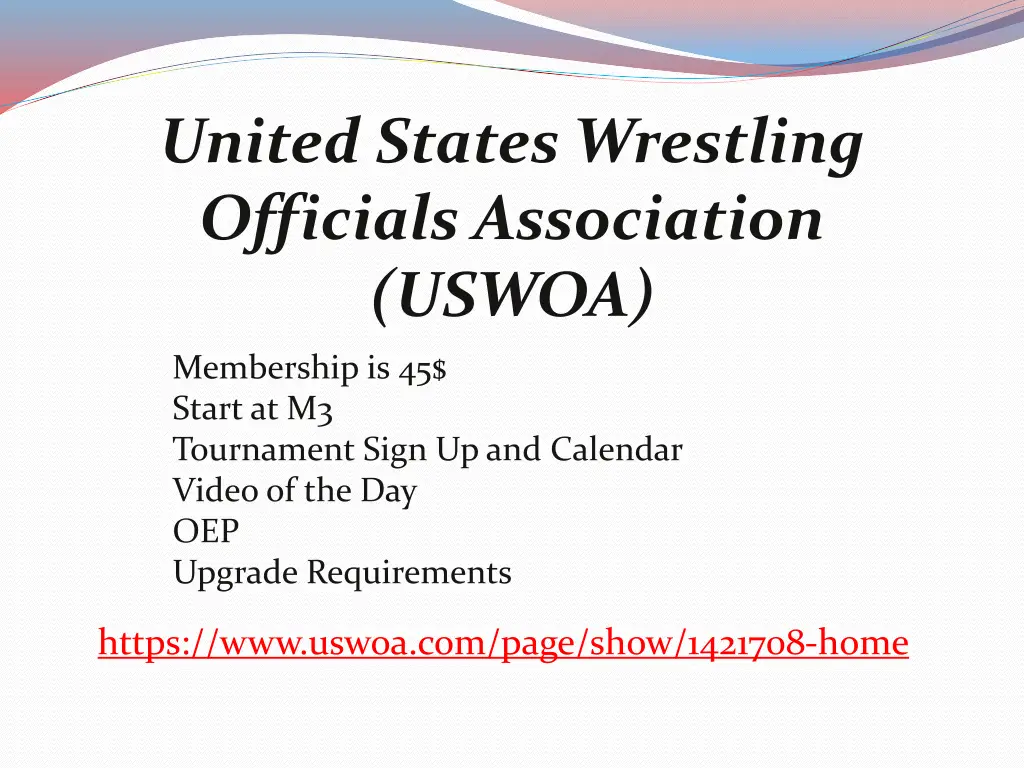 united states wrestling officials association