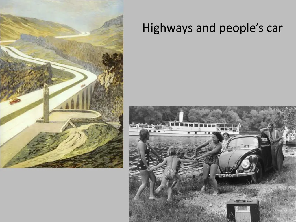 highways and people s car