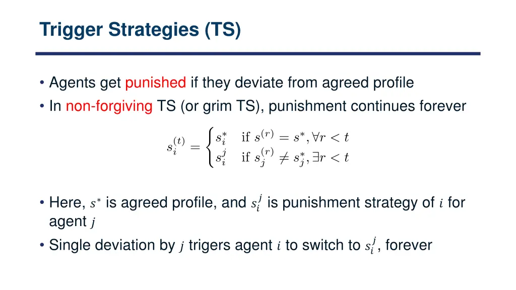 trigger strategies ts