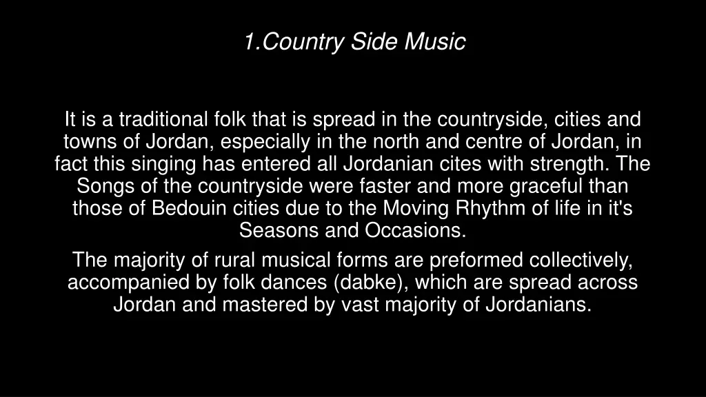 1 country side music