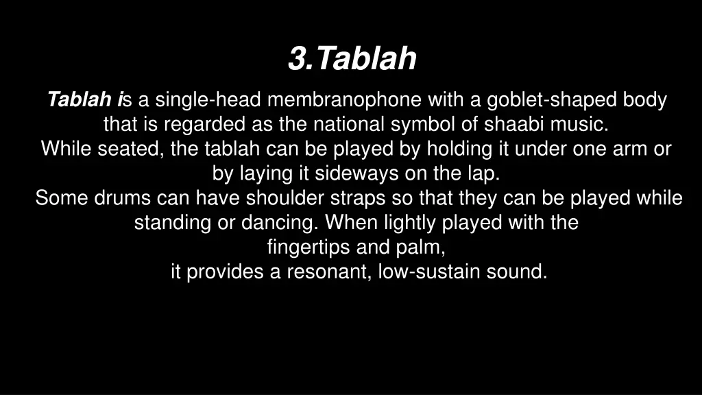 3 tablah