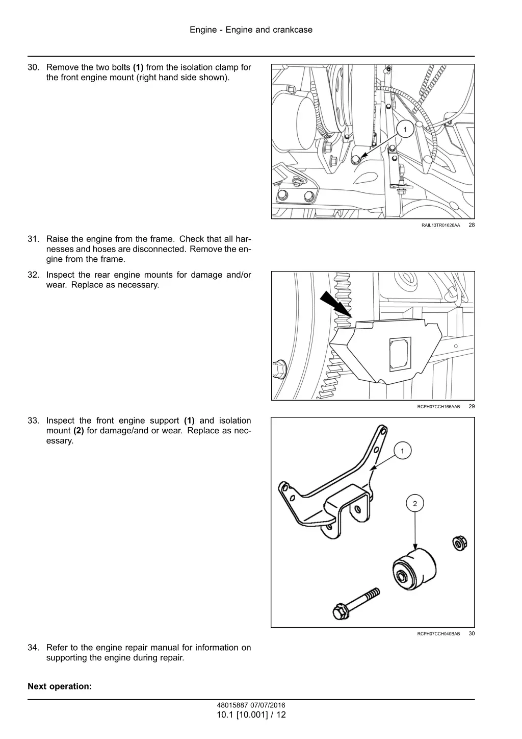 engine engine and crankcase 9