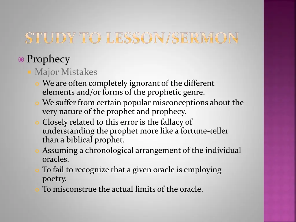 study to lesson sermon 6