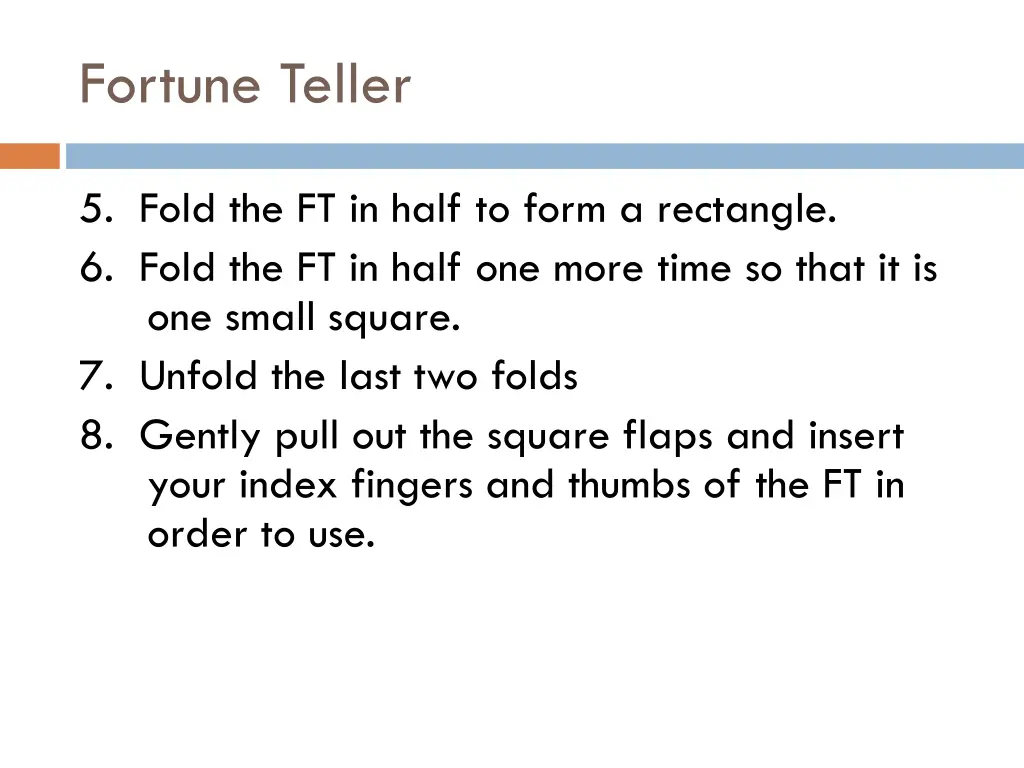 fortune teller 1