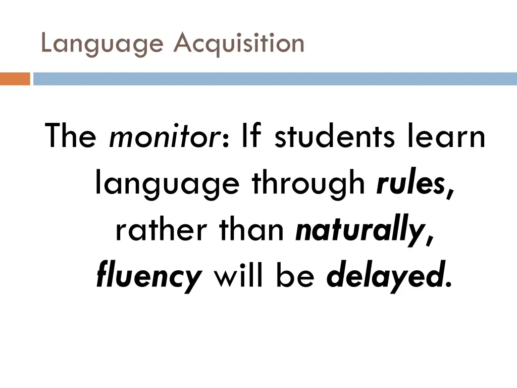 language acquisition 2