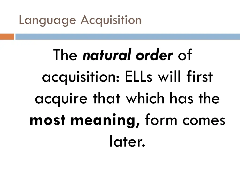 language acquisition 3