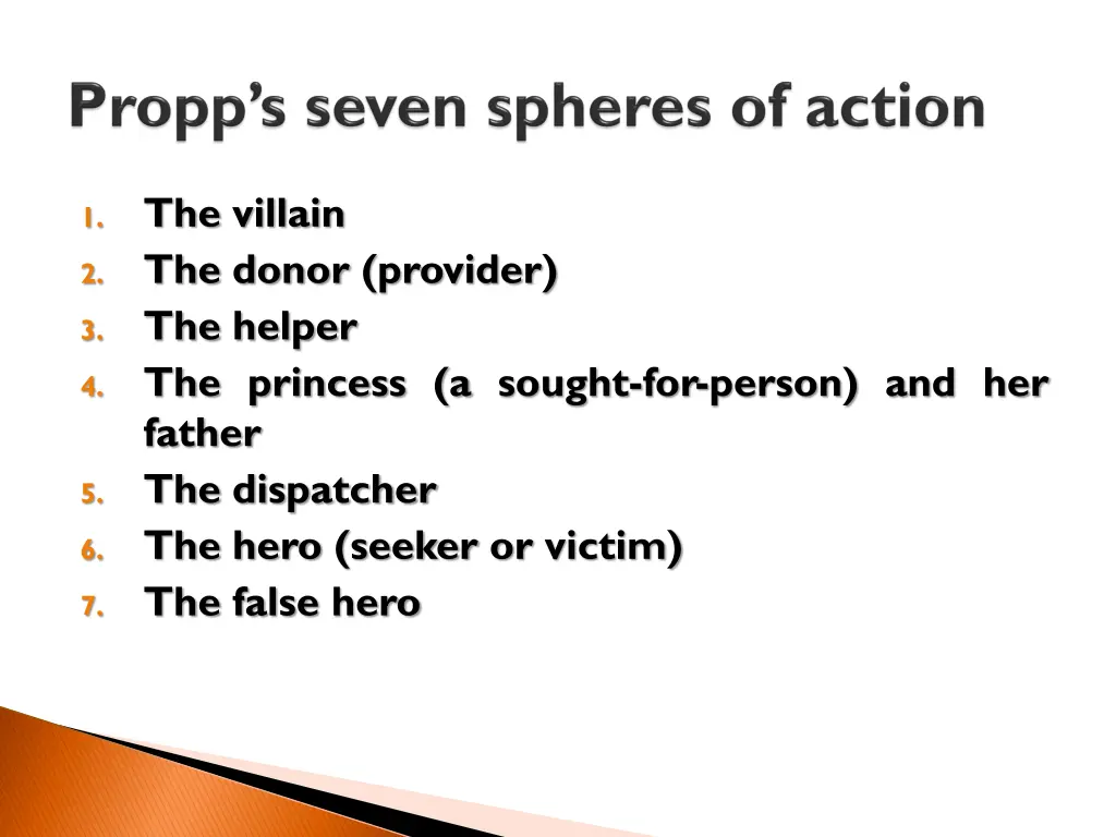 the villain the donor provider the helper