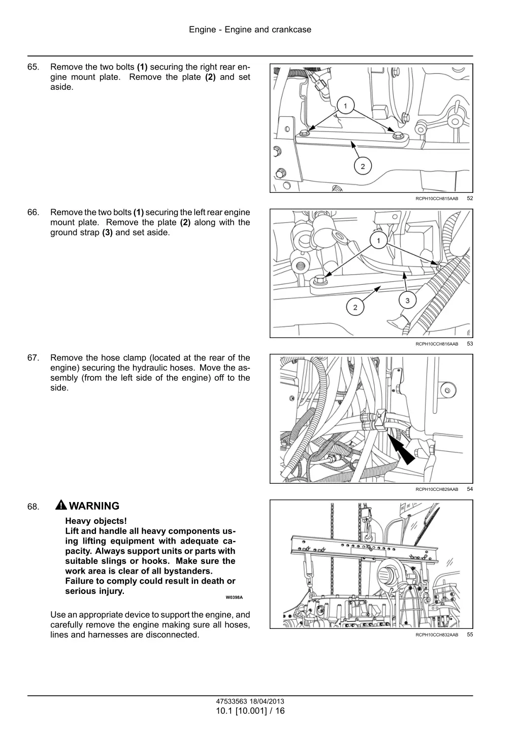 engine engine and crankcase 13