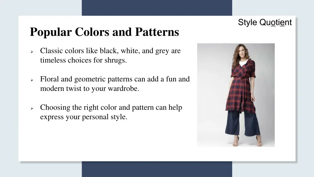 popular colors and patterns