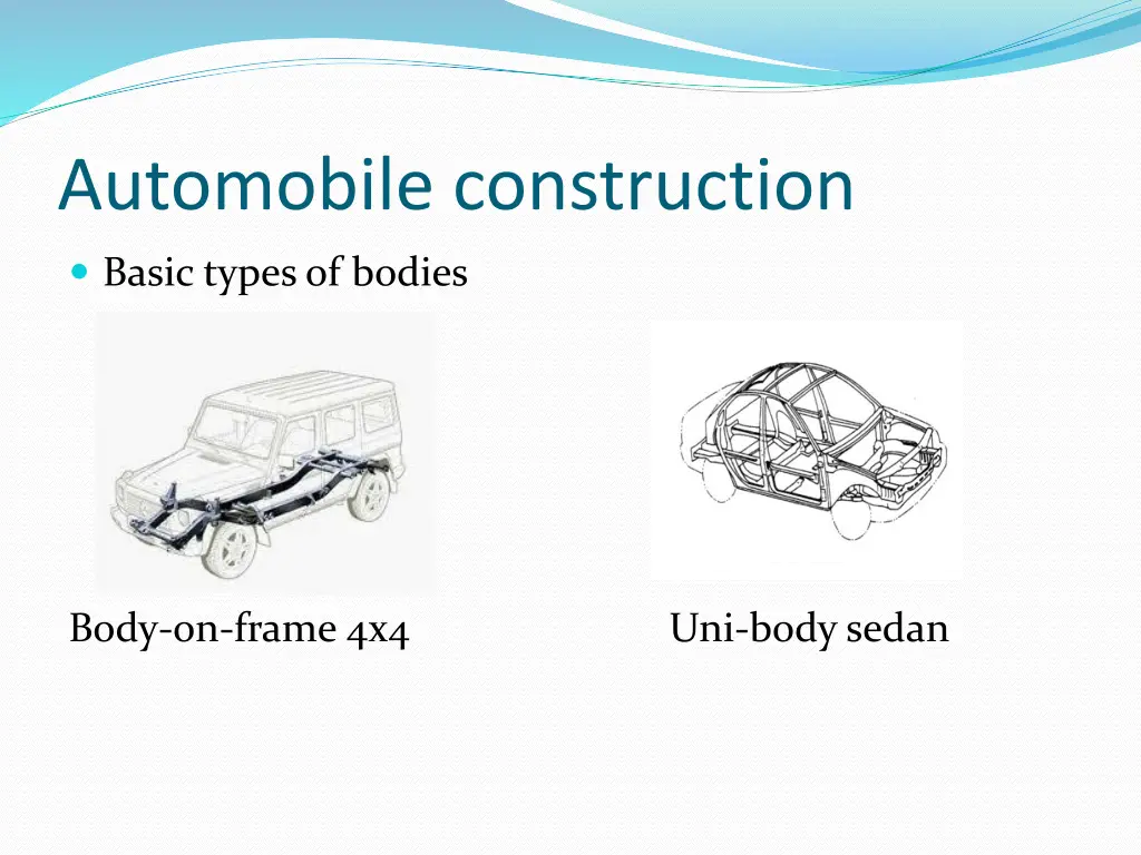 automobile construction