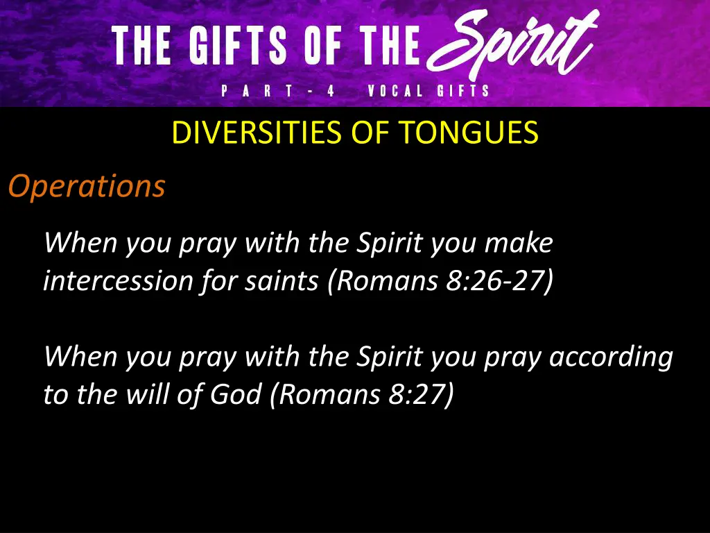 diversities of tongues 10