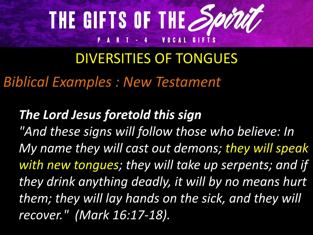 diversities of tongues 2