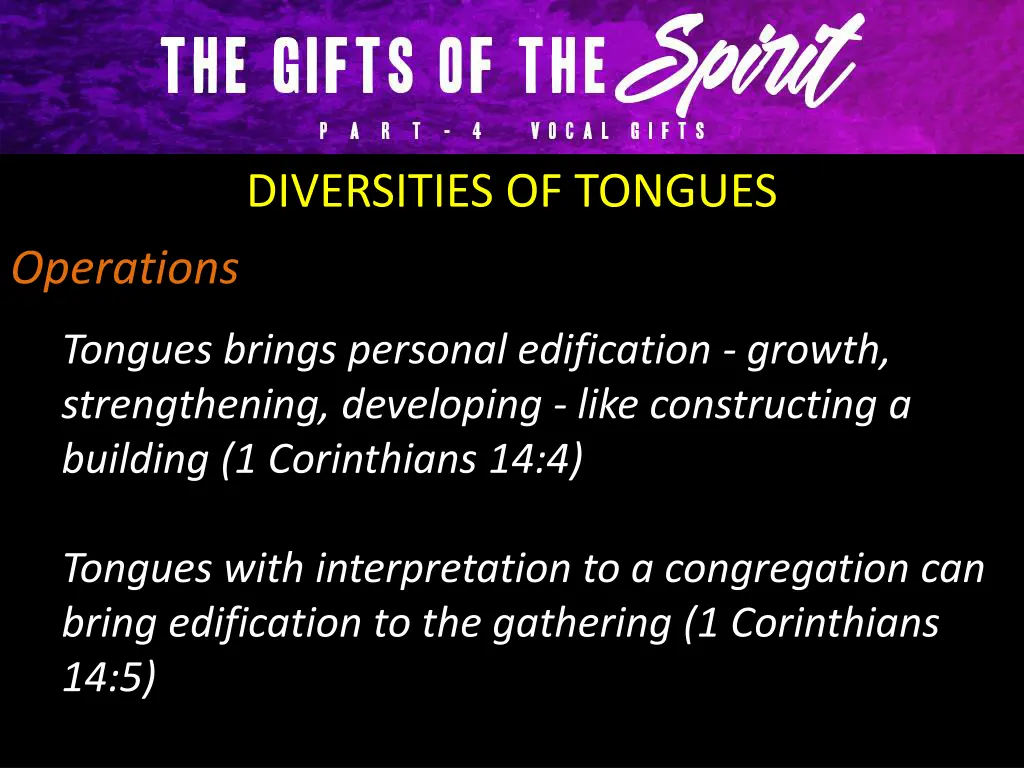 diversities of tongues 8