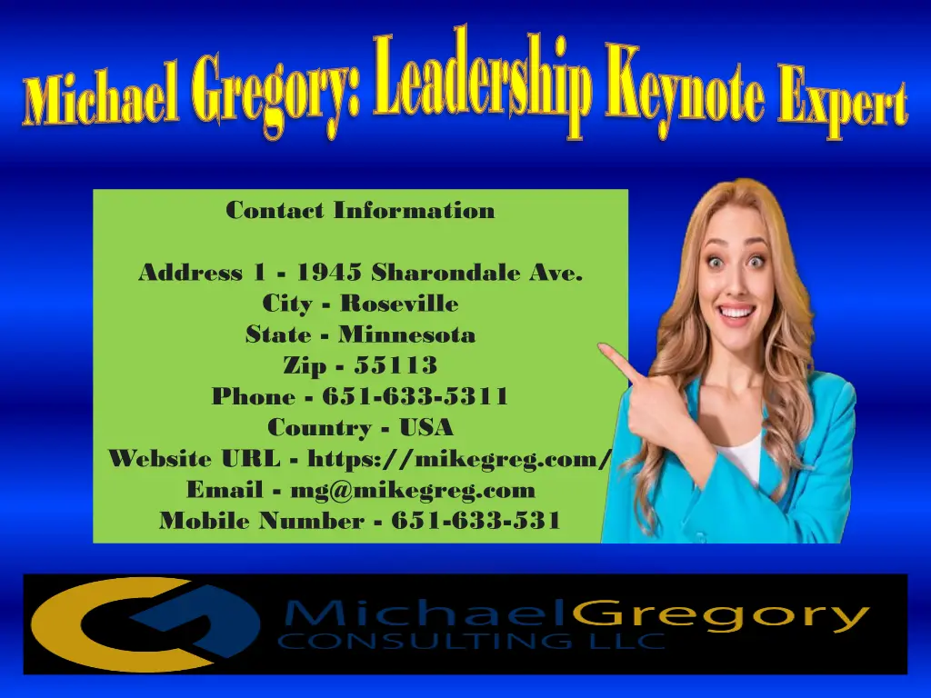 michael gregory leadership keynote expert michael 4