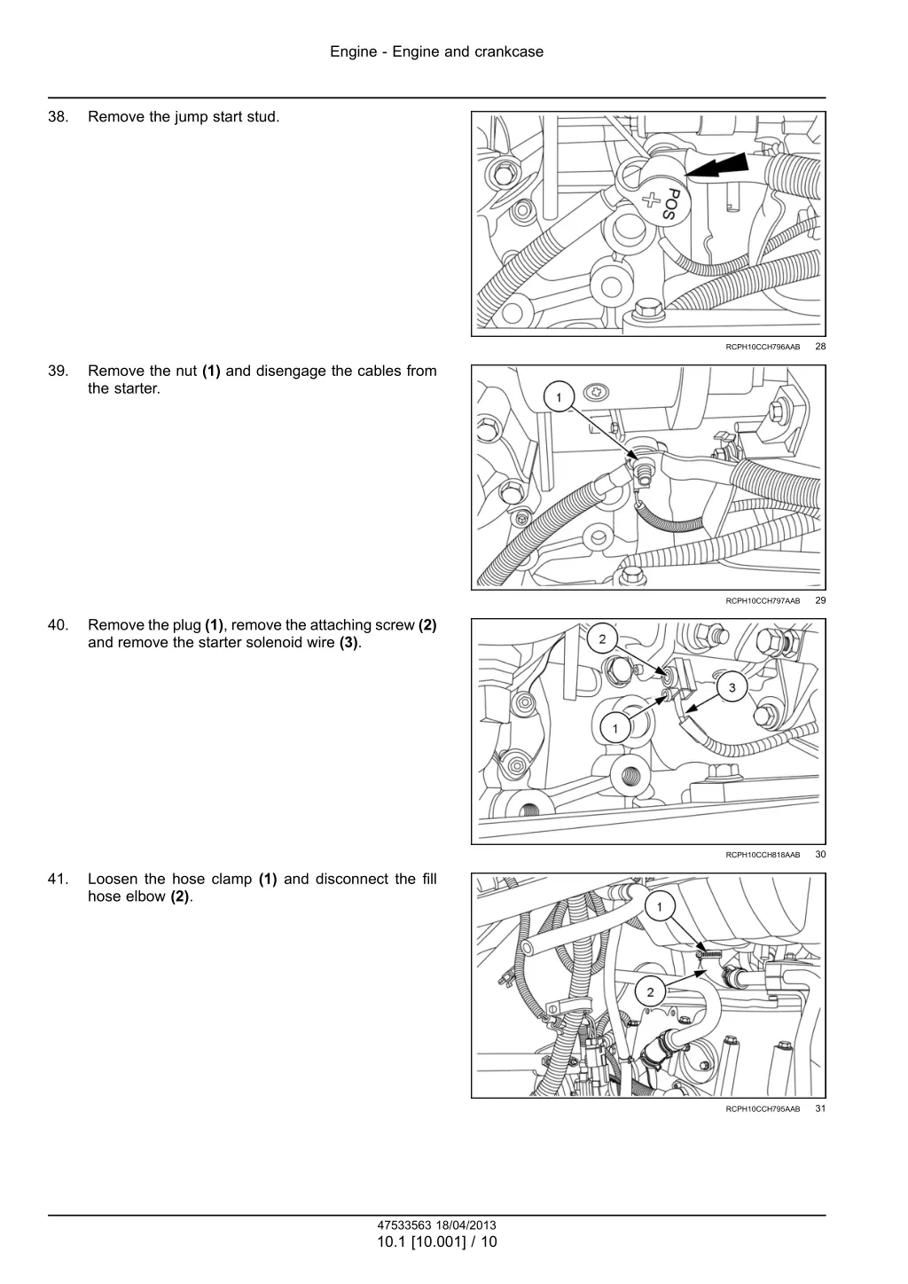 engine engine and crankcase 7