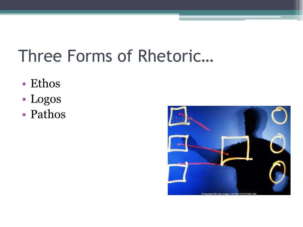 three forms of rhetoric