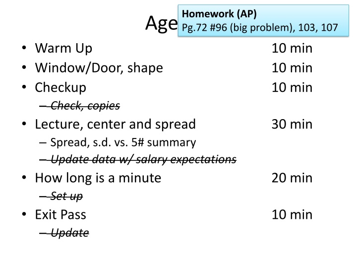 homework ap pg 72 96 big problem 103 107