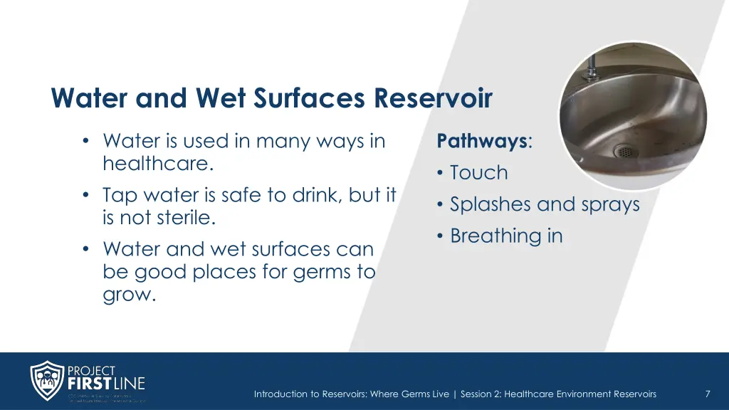 water and wet surfaces reservoir