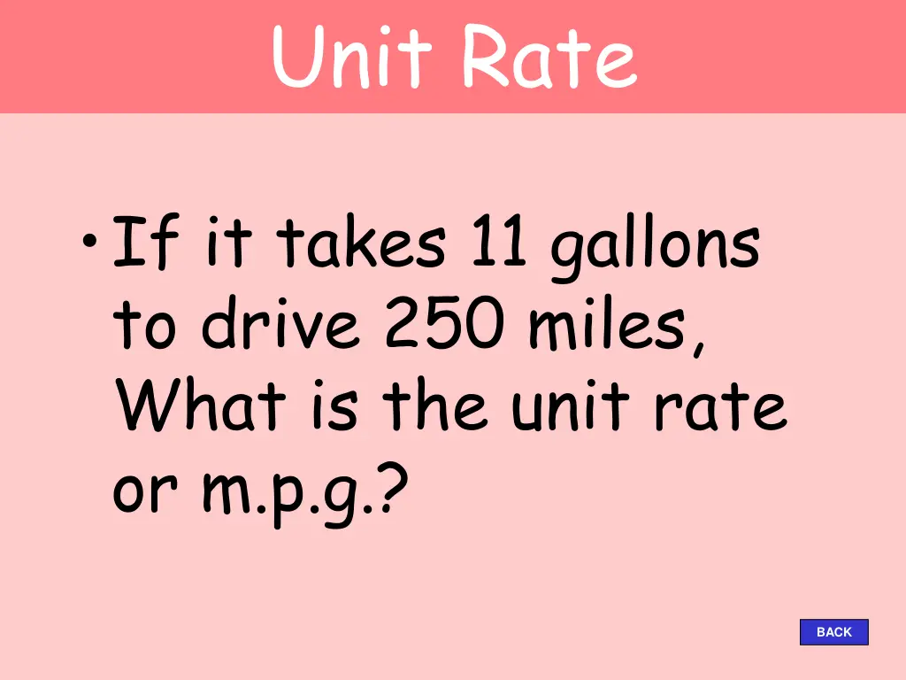 unit rate 2