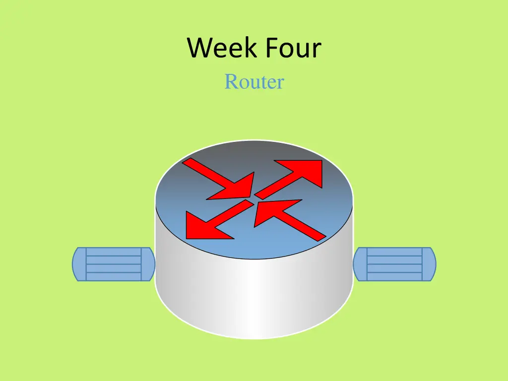 week four router