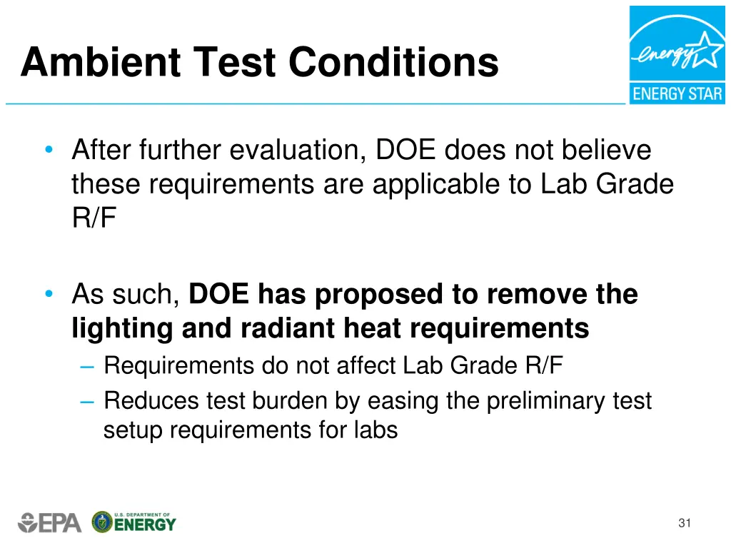 ambient test conditions 1