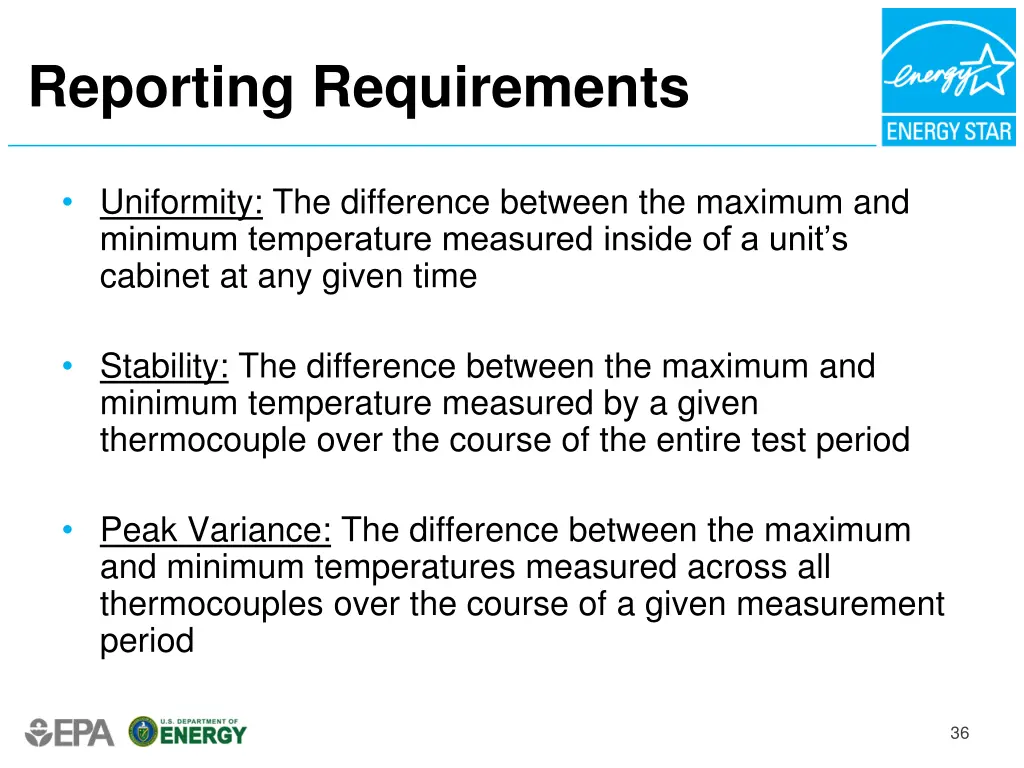 reporting requirements 1