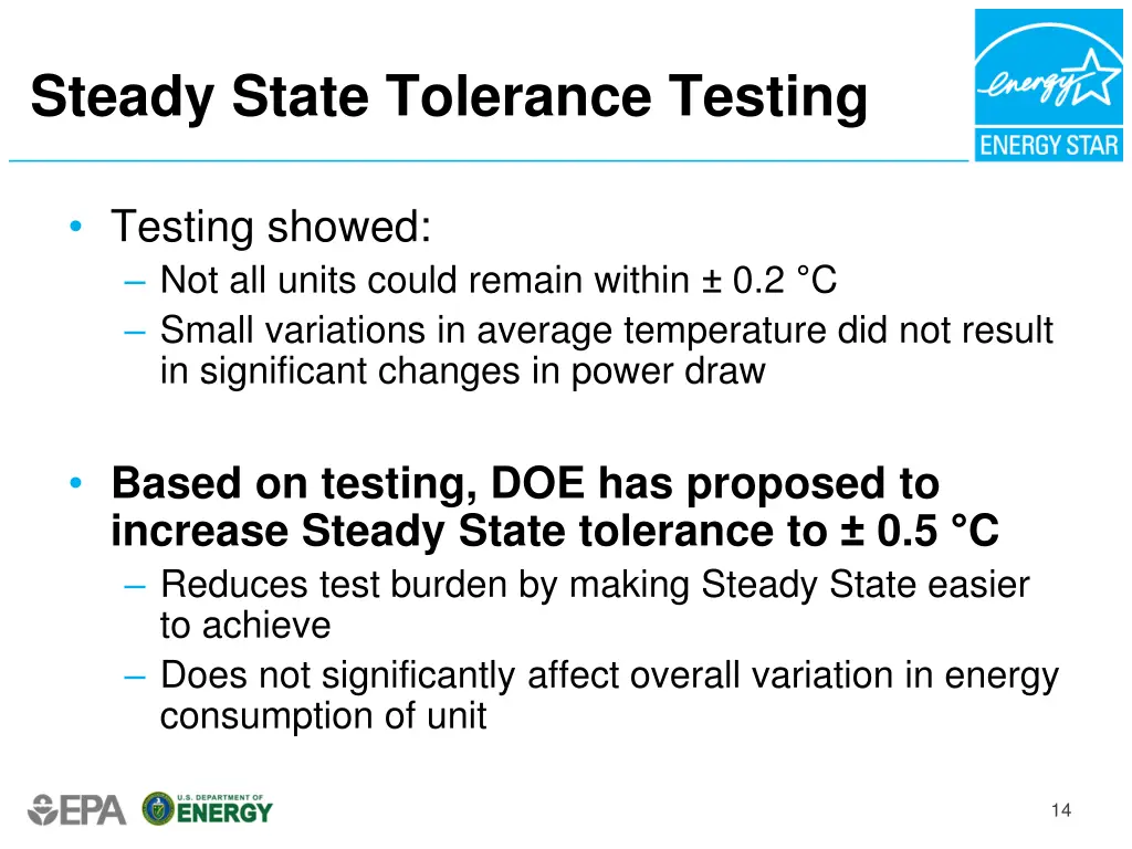 steady state tolerance testing 4