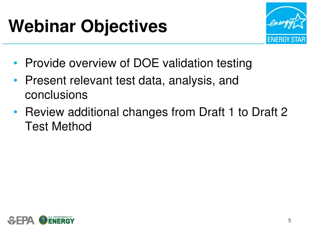 webinar objectives