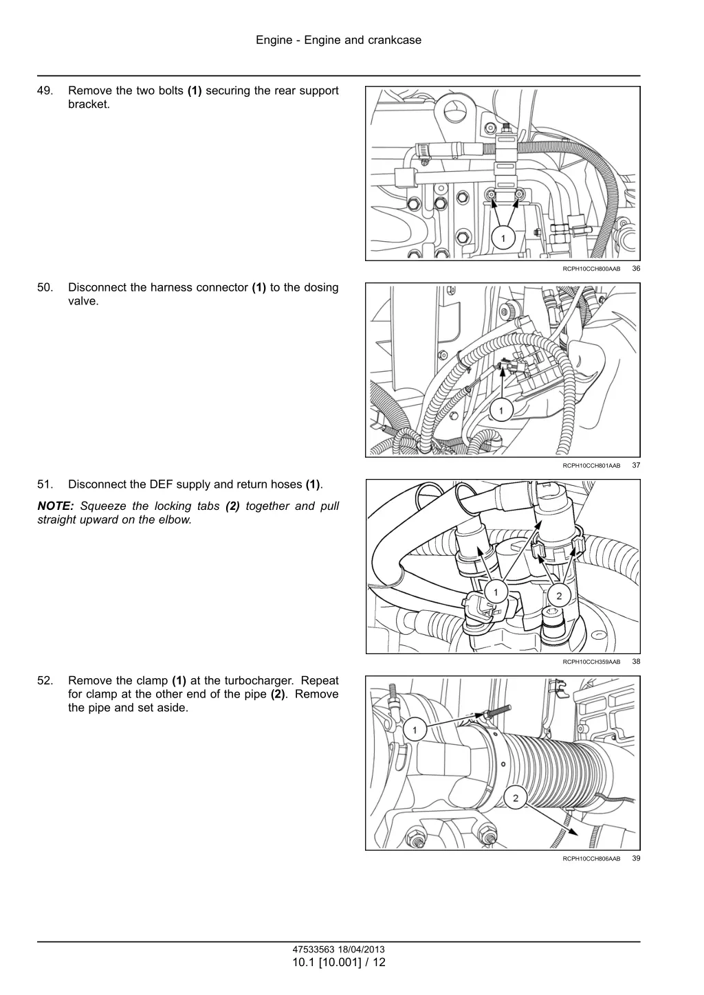 engine engine and crankcase 9