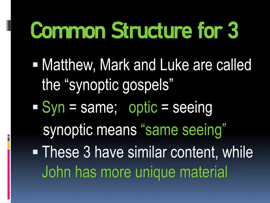 common structure for 3 common structure for 3