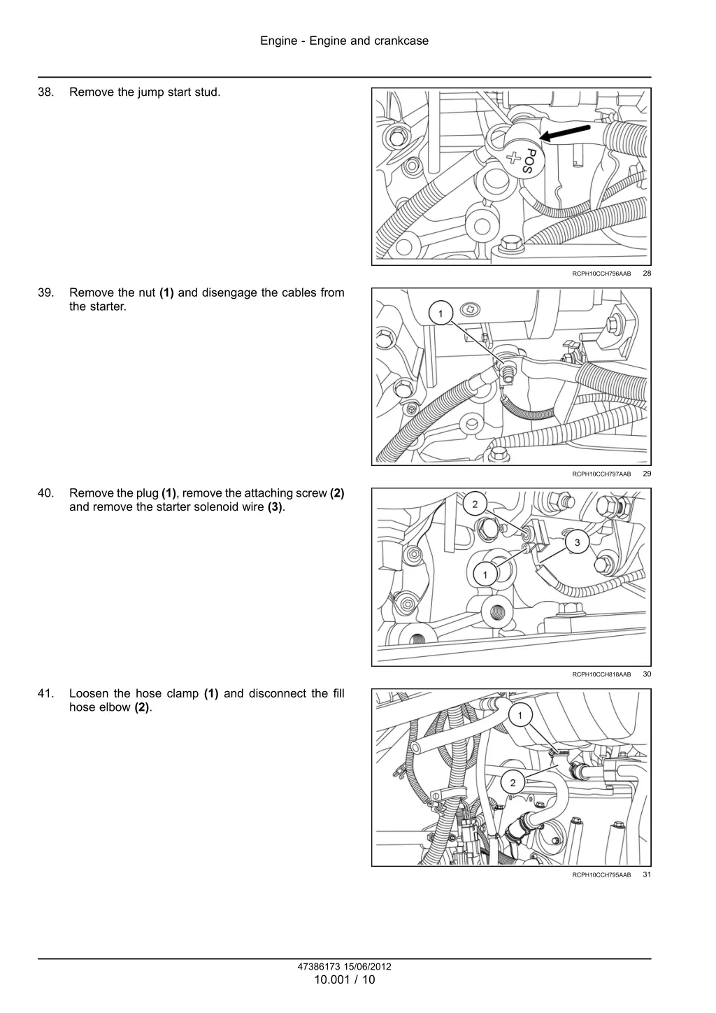 engine engine and crankcase 7