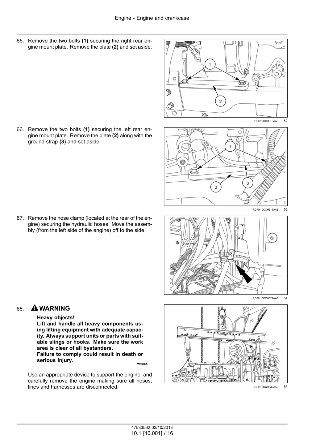 engine engine and crankcase 13