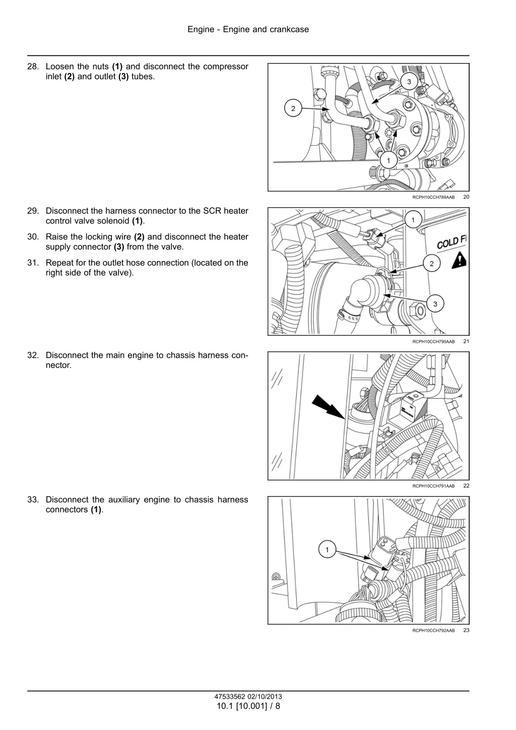 engine engine and crankcase 5