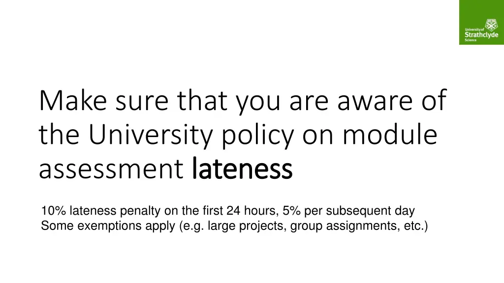 make sure that you are aware of the university