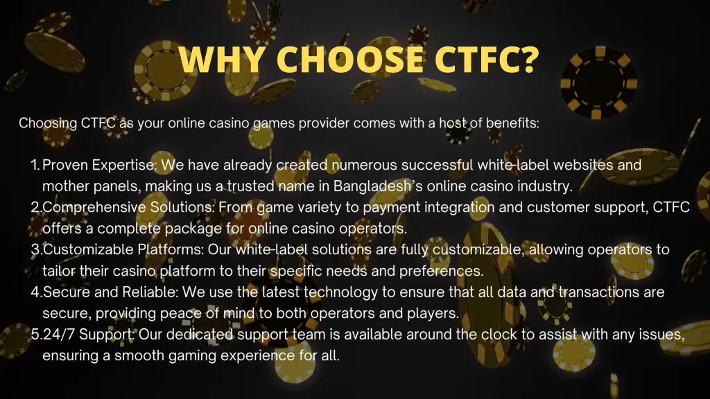 why choose ctfc