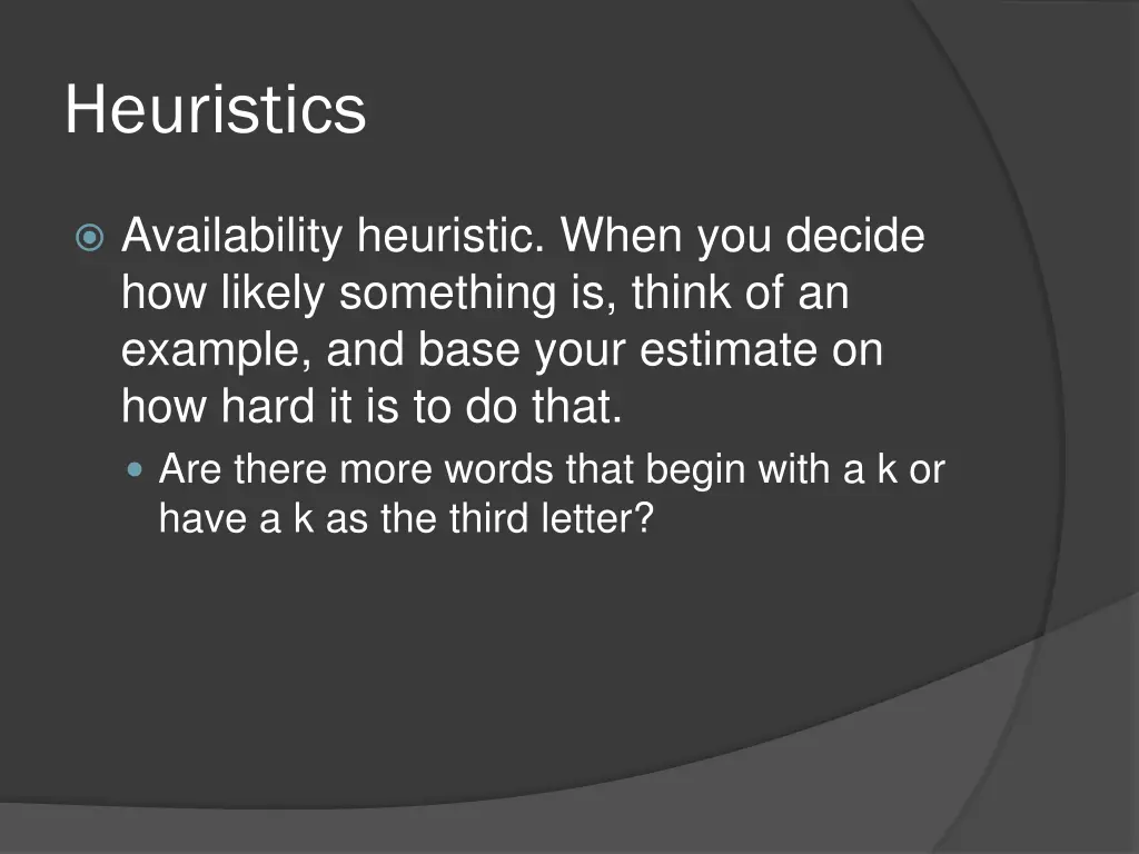 heuristics 4