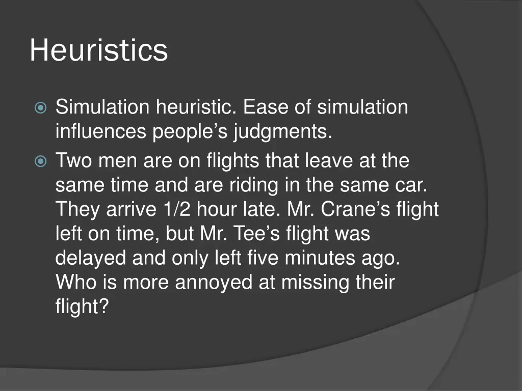 heuristics 8