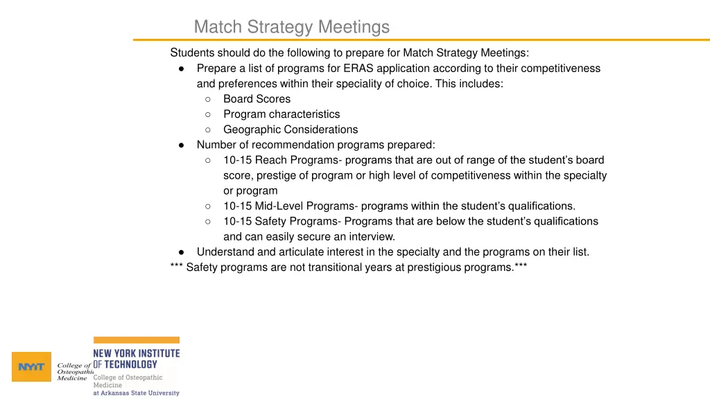 match strategy meetings 1