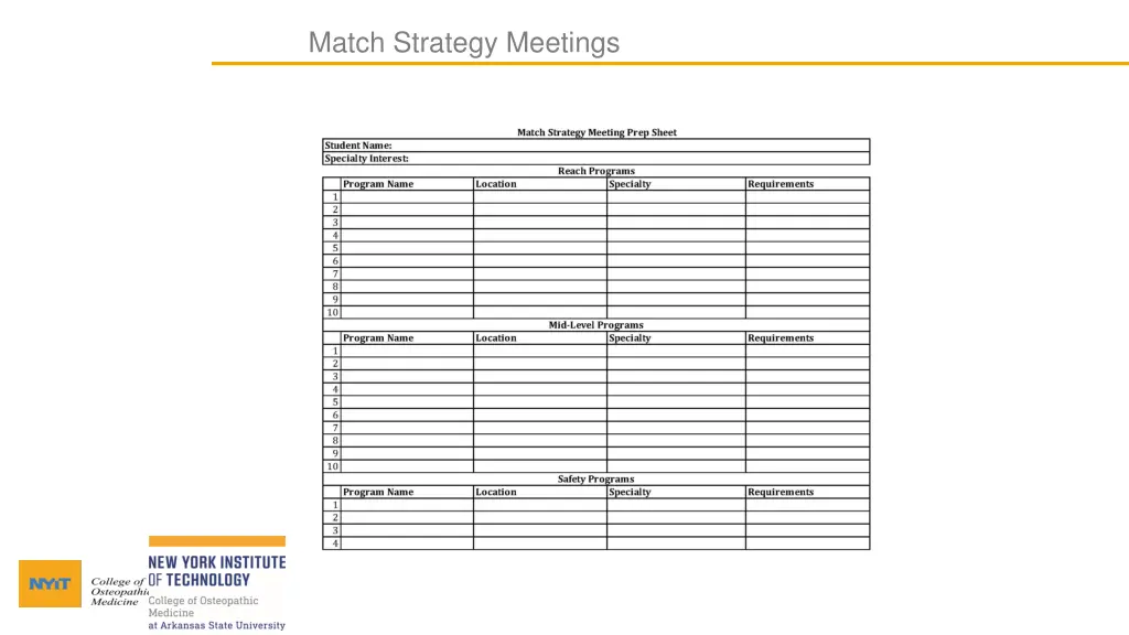 match strategy meetings 2