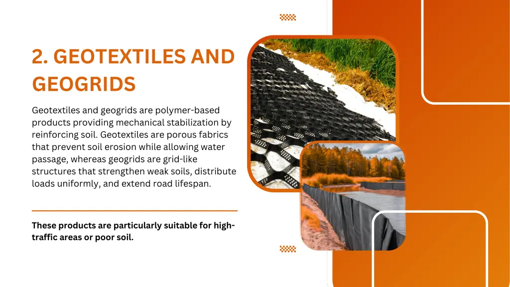 2 geotextiles and geogrids