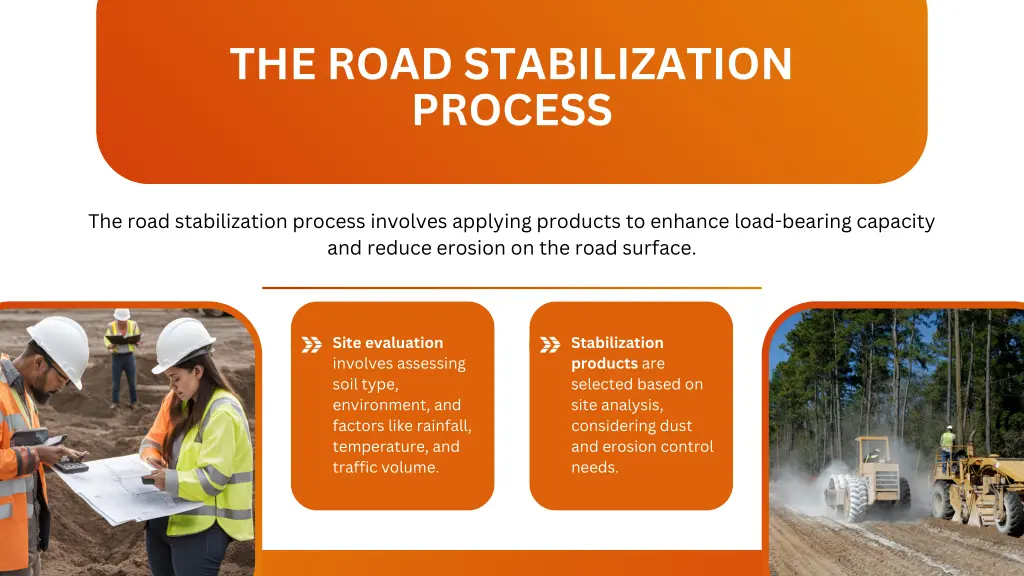 the road stabilization process