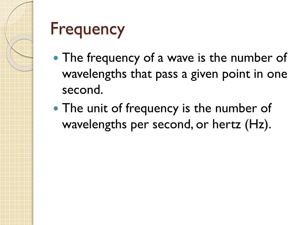 frequency