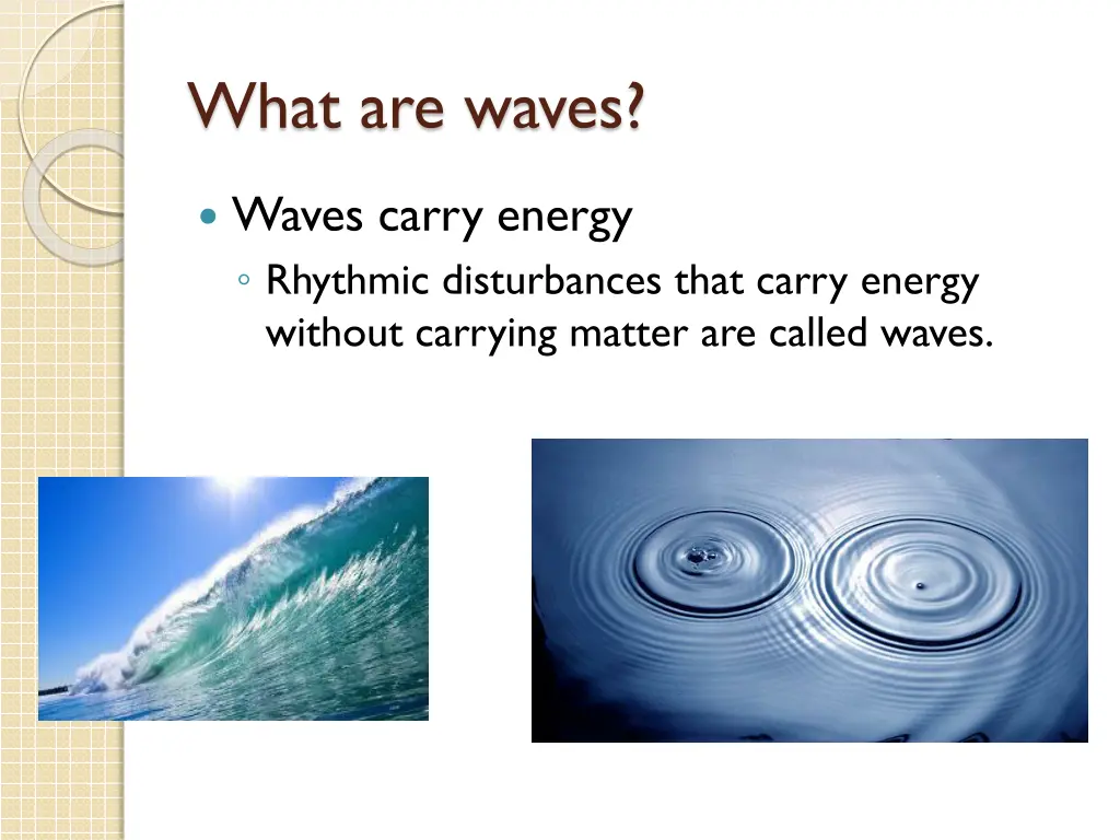 what are waves