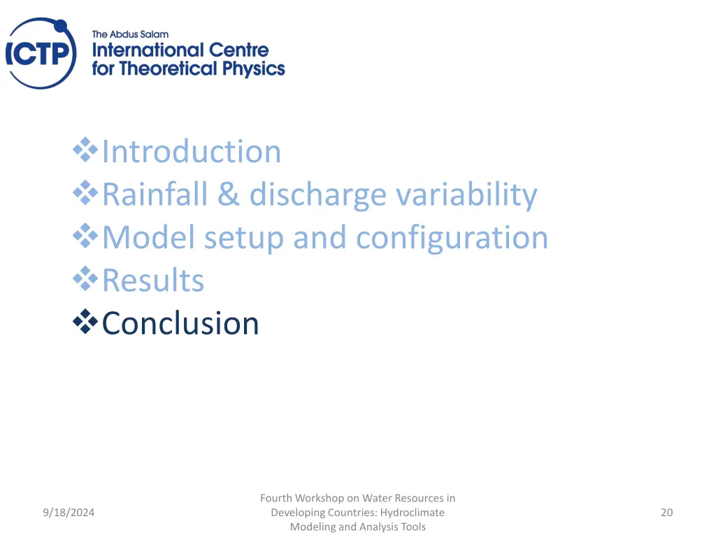 introduction rainfall discharge variability model 4